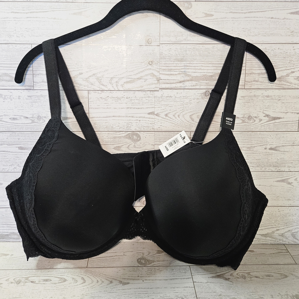 Torrid Curve Black Lace Bra 46DD